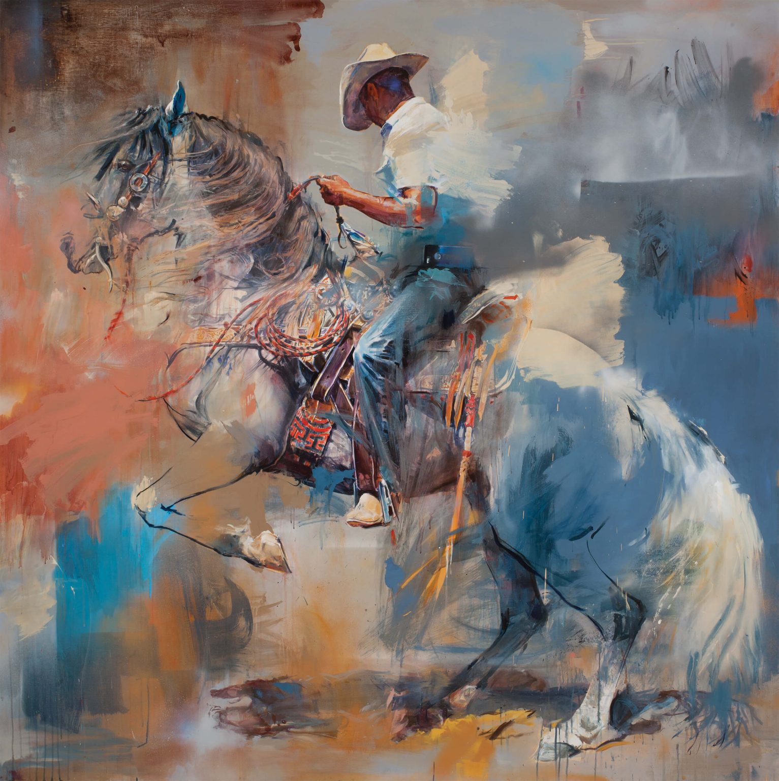 Лошади меня великий господин. Лошади в картинах современных художников. Лошади в живописи современных художников. Современная живопись Мексики лошади. Лошадь и город картины современные.