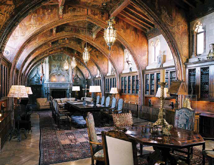 hearst castle library